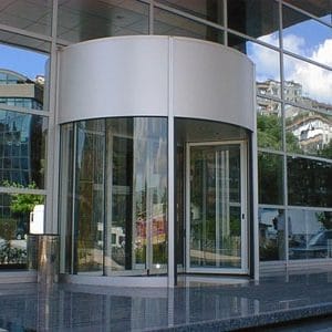 Duotour – Large Diameter Double Wing Automatic Revolving Doors