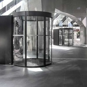 Round Automatic Sliding Door